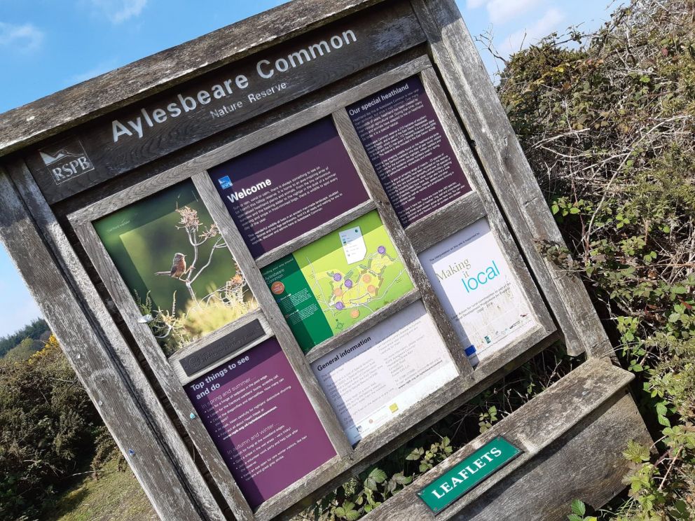 RSPB Birds Nature Reserve Aylesbeare