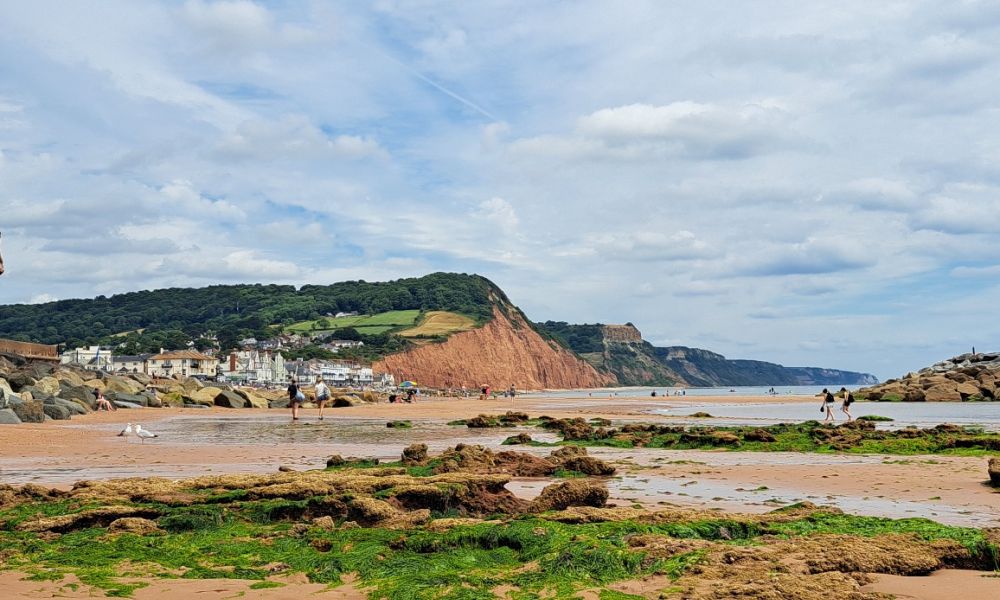 Low Tide at Sidmouth Beach East Devon
