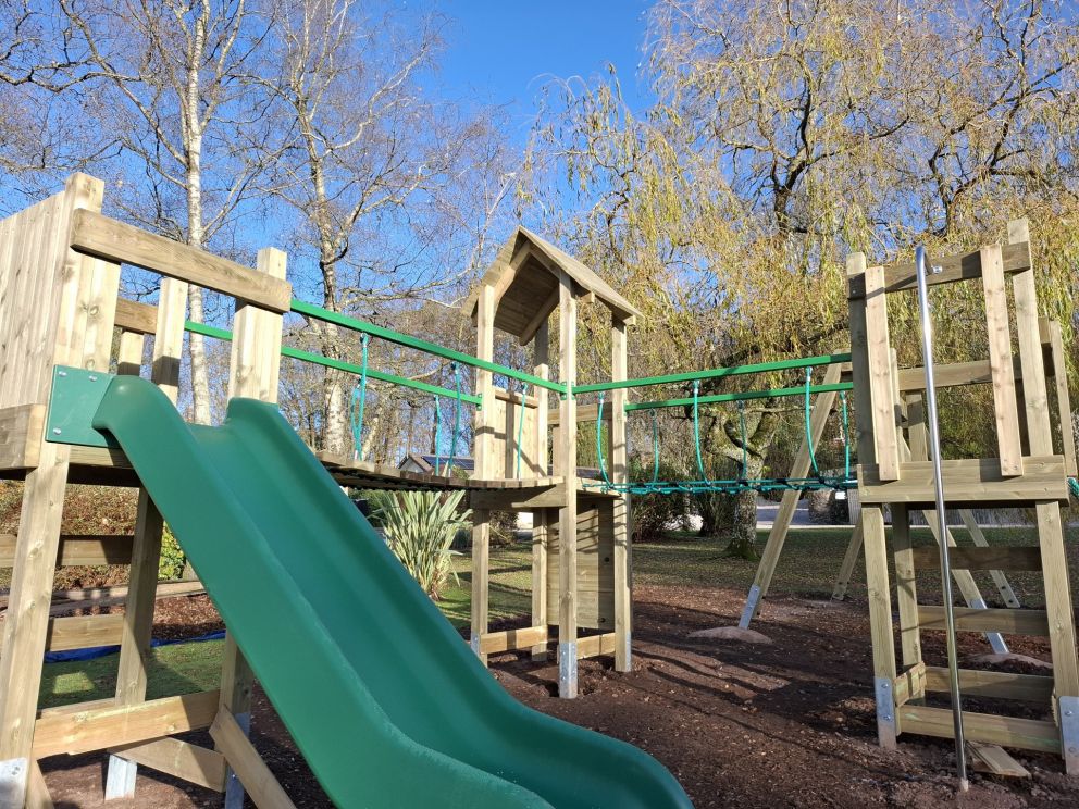 New for 2026 Childrens Play Area at Alpine Park Cottages